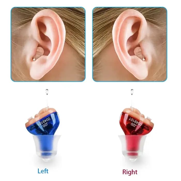 Prothèses auditives Audifonos pour la surdité réglable Micro sans fil J20 Mini aide auditive Invisible amplificateur de son d'oreille livraison directe