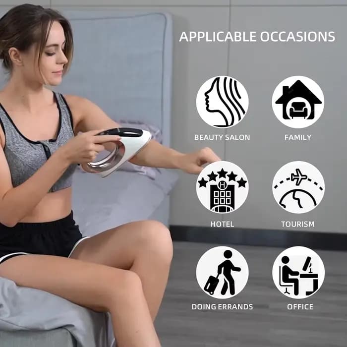 Appareil de massage amincissant et sculptant le corps par radiofréquence (RF) et LED