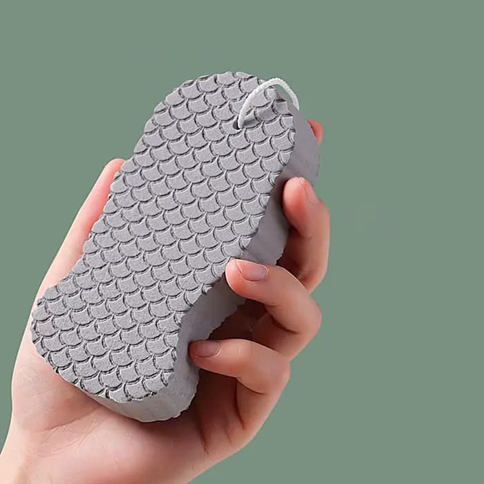 Éponge de bain exfoliante