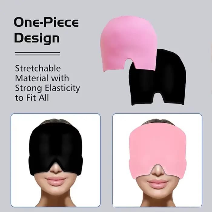 Gel glace maux de tête soulagement de la Migraine chapeau compresse froide thérapie casquette