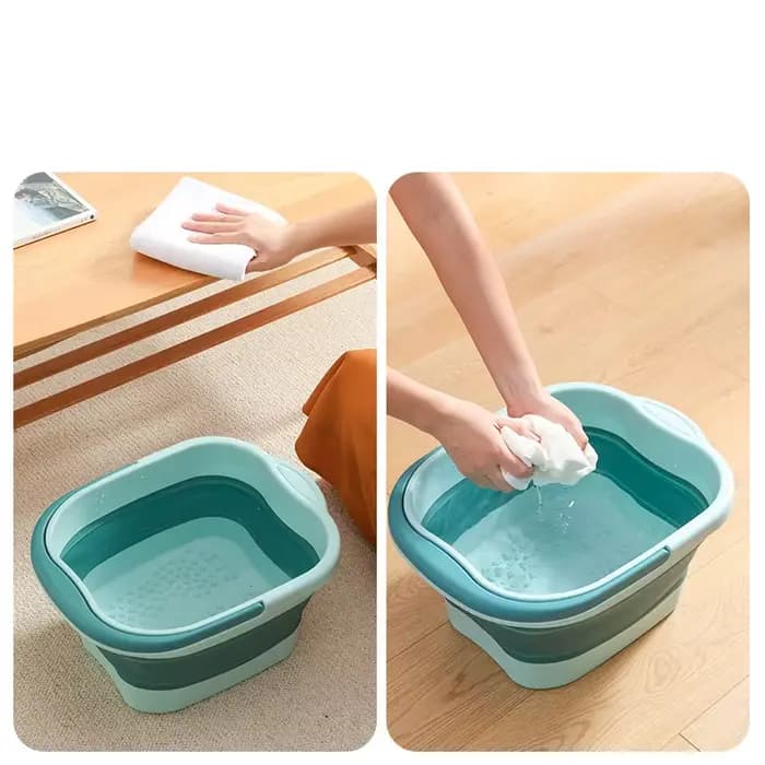 Bain de pieds pliable, seau de Massage