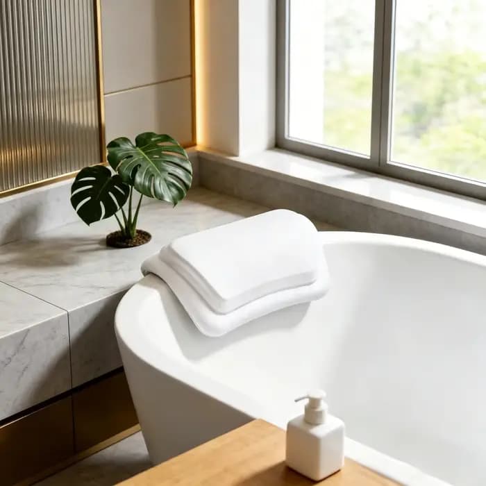 Oreiller de bain SPA antidérapant