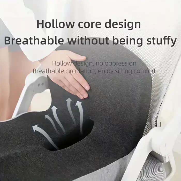 Coussin de siège ergonomique avec dossier