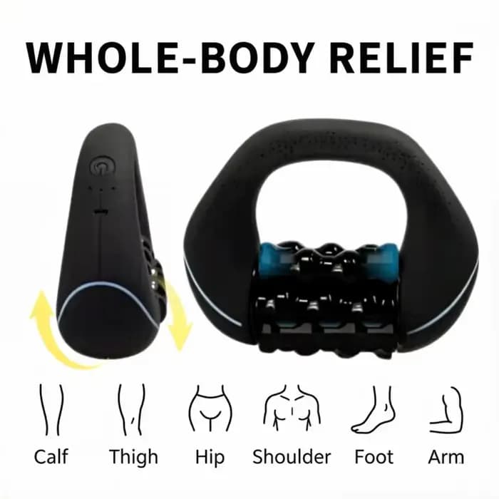 Mini masseur à percussion roulant pour le corps entier