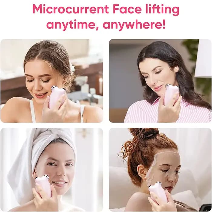 EMS masseur Facial rouleau microcourant Machine de Lifting du visage v-face