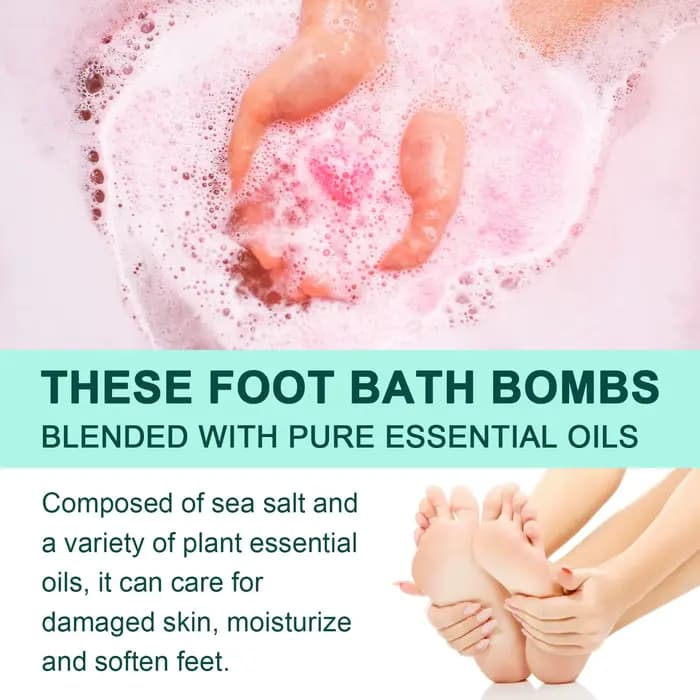 Balle de bain de pieds à l'aromathérapie