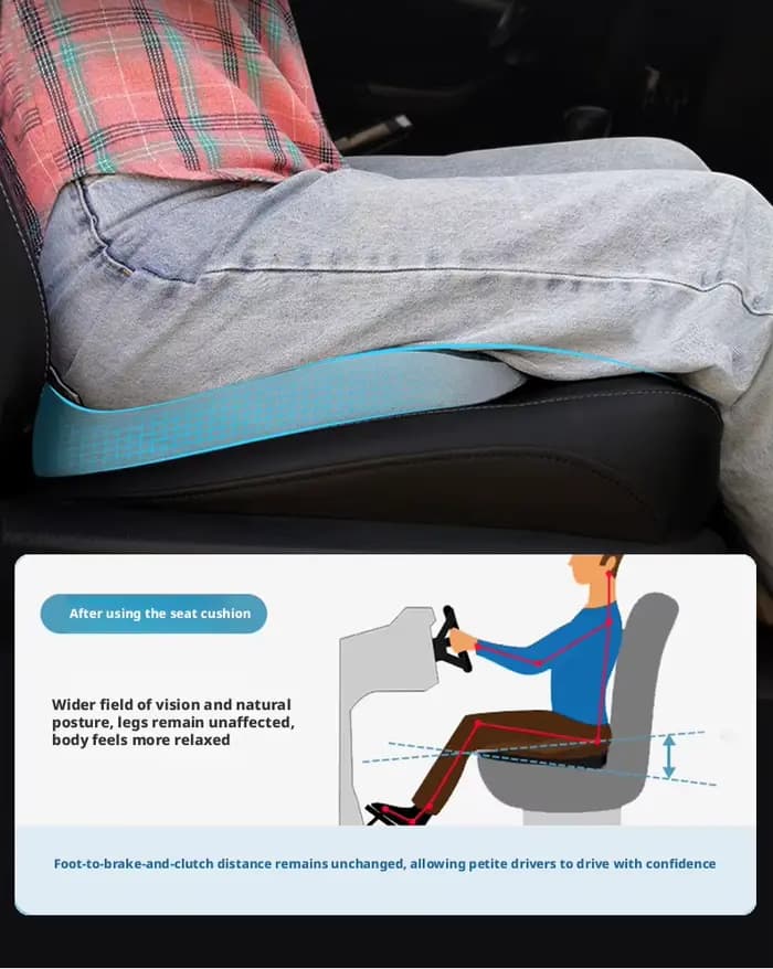 Coussin en mousse à mémoire de forme pour soulager la douleur coccygienne
