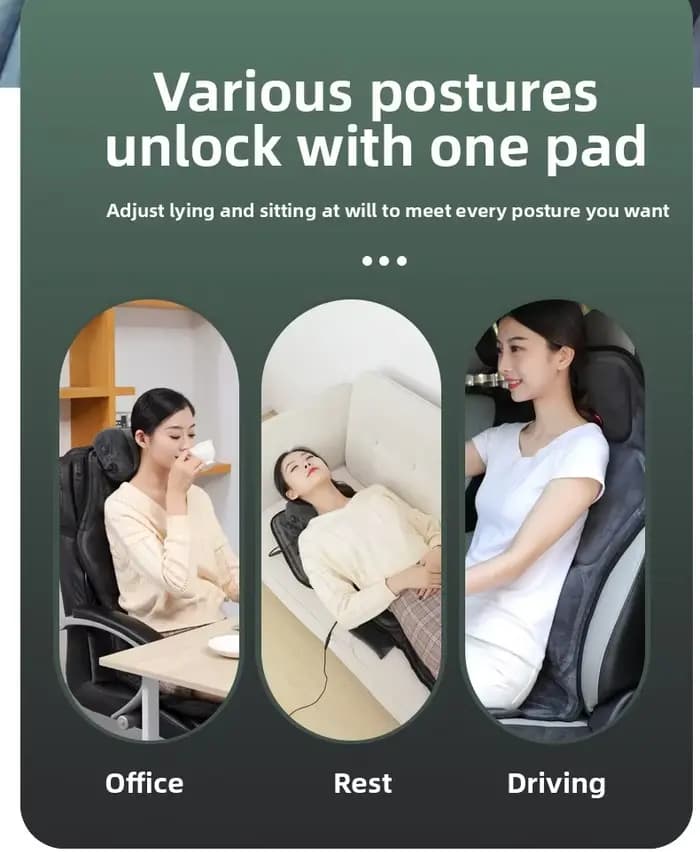 Coussin de siège de Massage bon marché avec chauffage