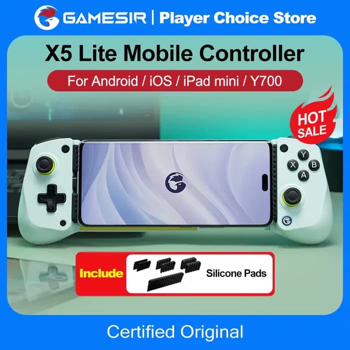 GameSir X5 Lite manettes de téléphone portable pour iPhone 16 15 série iPad Mini Android tablette contrôleur effet Hall Joysticks conception