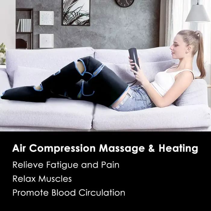 Le masseur de jambes à pression d'air EmekaFoot favorise la circulation sanguine