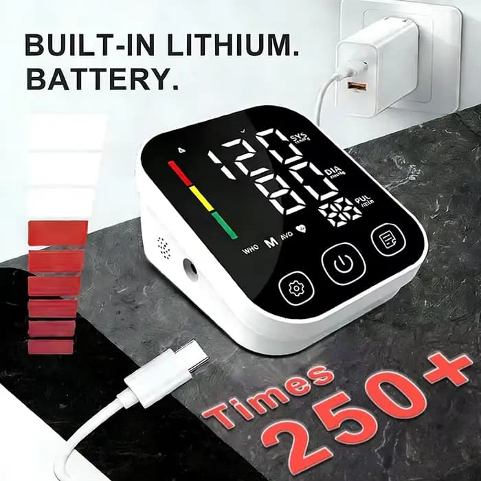 Tensiomètre numérique portable rechargeable pour le bras
