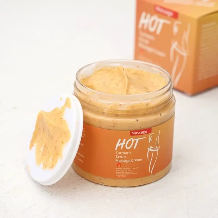 Massage au curcuma gommage Massage blanchissant et exfoliant