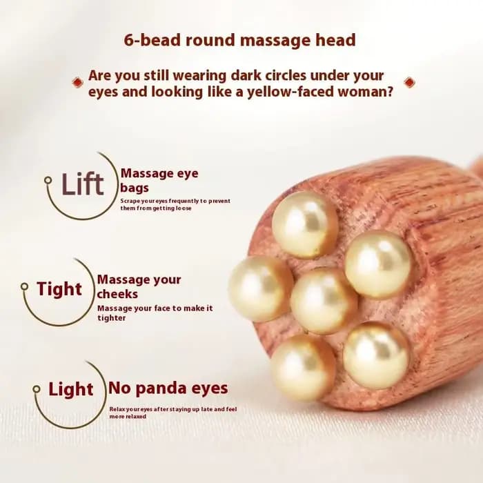 Bâton de Massage des yeux Lotus en laiton
