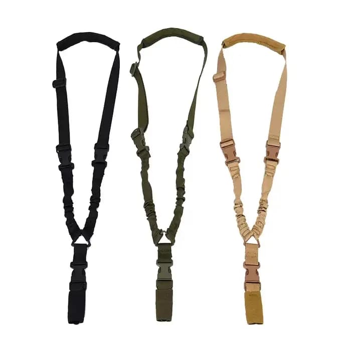 Équipement tactique tactique à Point unique pour pistolet, sangle d'épaule, ceinture de corde de fusil avec boucle en métal, ceinture pour pistolet de tir, accessoires de chasse