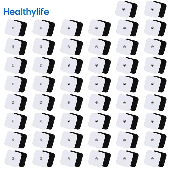 Électrode Tens de physiothérapie ​ Coussinets Gel conducteur thérapeutique pression d'impulsion électrique Compex stimulateur musculaire patchs de Massage