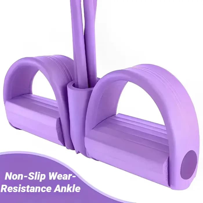 Tendeur de pédale à quatre tubes, équipement de Fitness domestique multifonctionnel, Yoga, renforcement Abdominal, bande élastique, corde de Tension