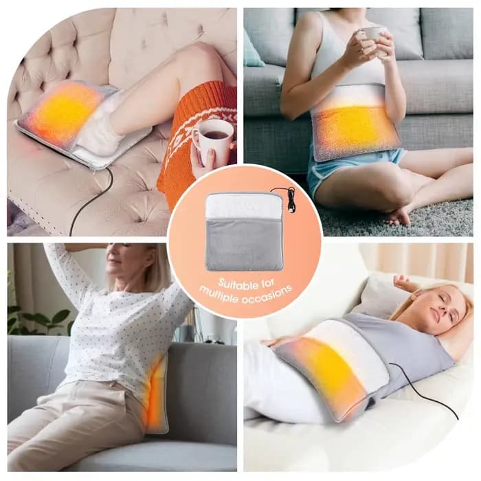 Coussin chauffant électrique pour les pieds