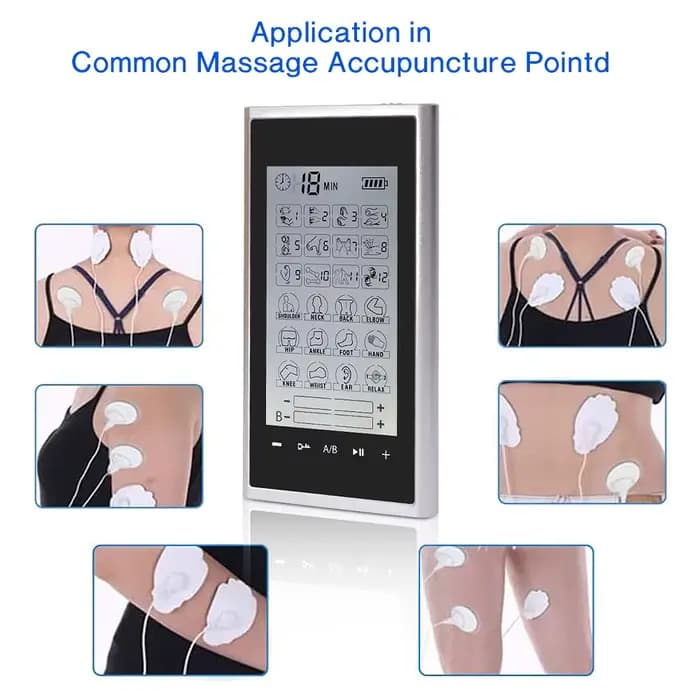 Stimulateur musculaire Tens 24 modes électrique EMS Acupuncture Massage corporel thérapie numérique Machine