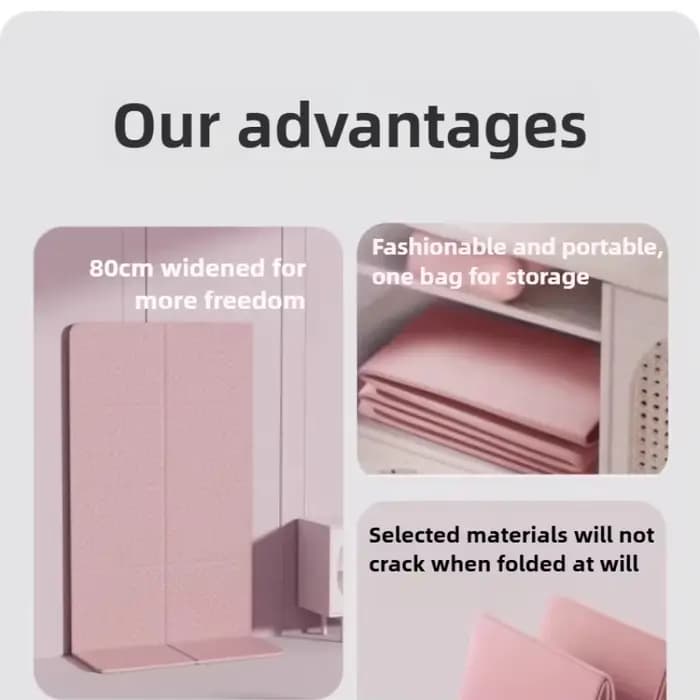 Tapis de yoga pliable en TPE écologique