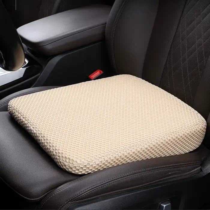 Coussin de siège de voiture rehausseur de 6 cm en mousse à mémoire de forme inclinée
