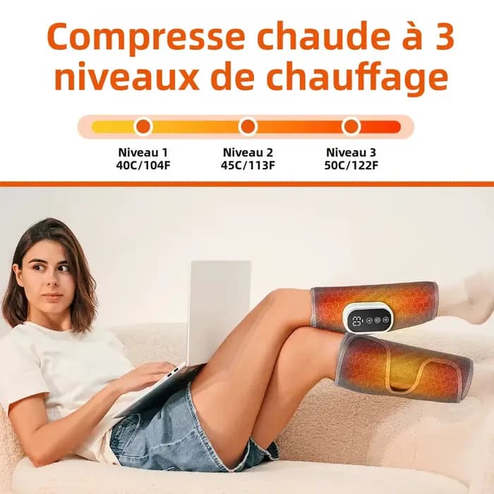 Masseur de jambes sans fil
