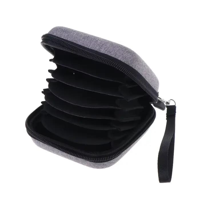 Étui rigide pour filtre d'objectif d'appareil photo, résistant à l'eau, à la poussière et aux chocs, pour le rangement des accessoires d'appareil photo d'extérieur
