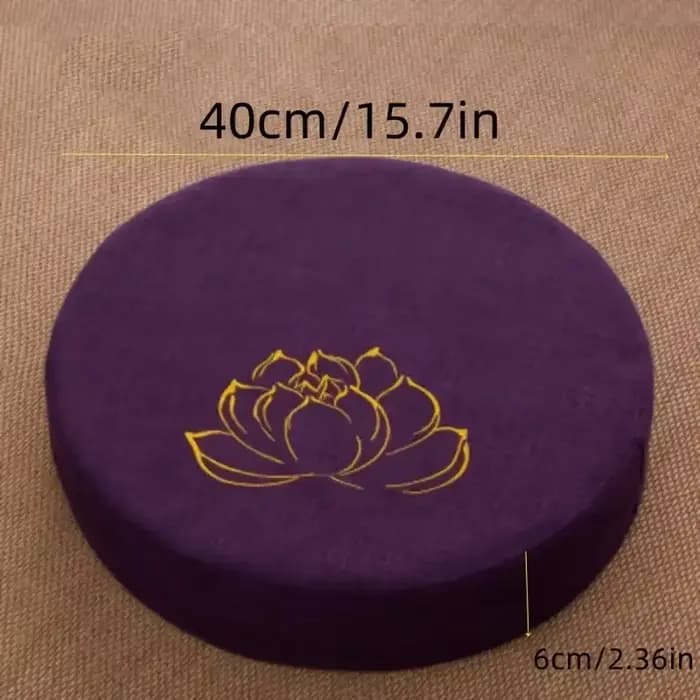 Coussin de méditation en lin 40x6CM
