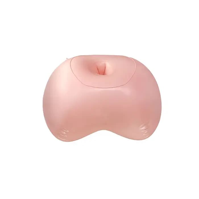 Coussin gonflable de soutien lombaire rose