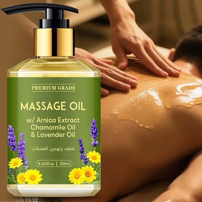 L'huile de massage