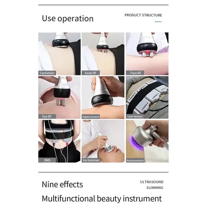 Lifting de la peau RF par cavitation Lipolaser