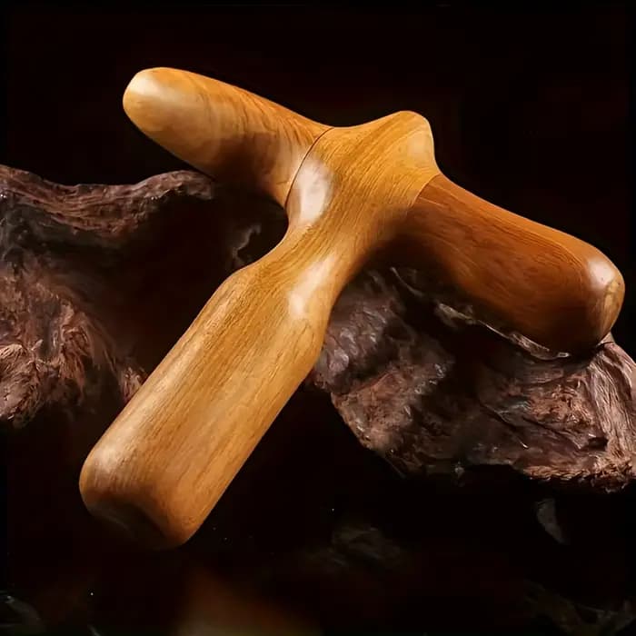 2 bâtons de massage en bois