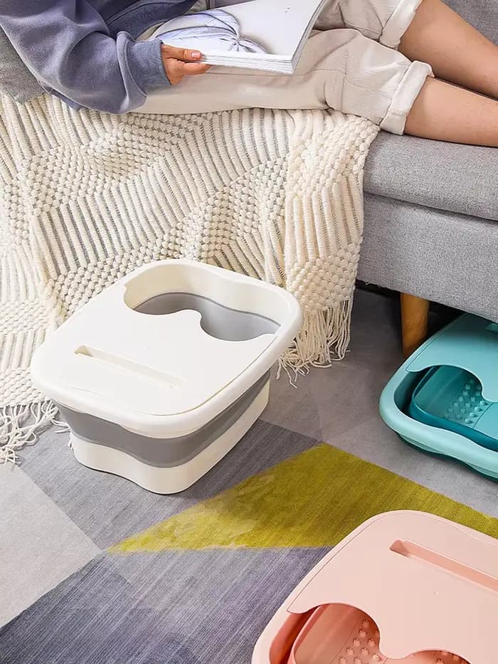Bain de pieds pliable, seau de Massage