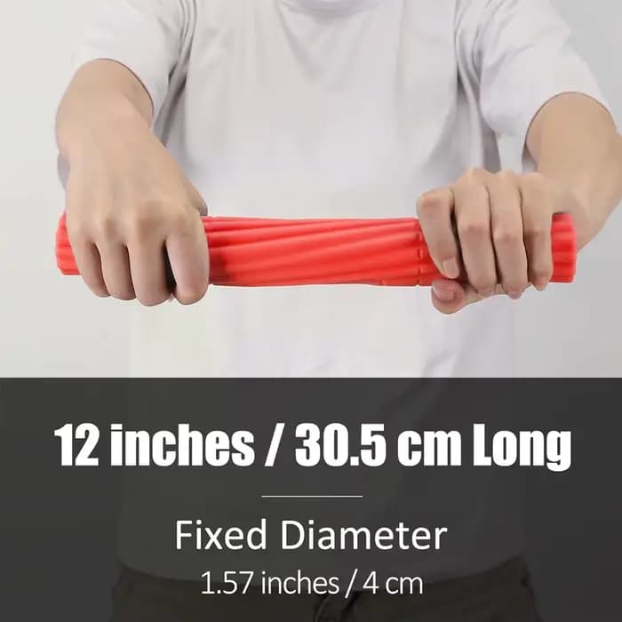 Barre de résistance Flex Therapy - Soulage la douleur tendinite et améliore la force de préhension - Matériau flexible antidérapant - Exerciseur de poignet