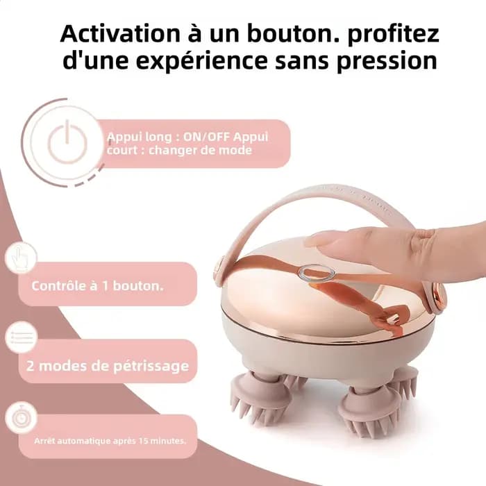 Instrument de Massage de tête masseur