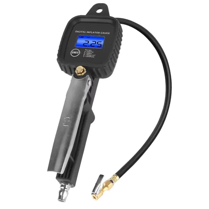 Avec tuyau de gonflage manomètre de pneu de voiture surveillance de haute précision pistolet de gonflage pneu de voiture Manometro jauge de gonflage numérique
