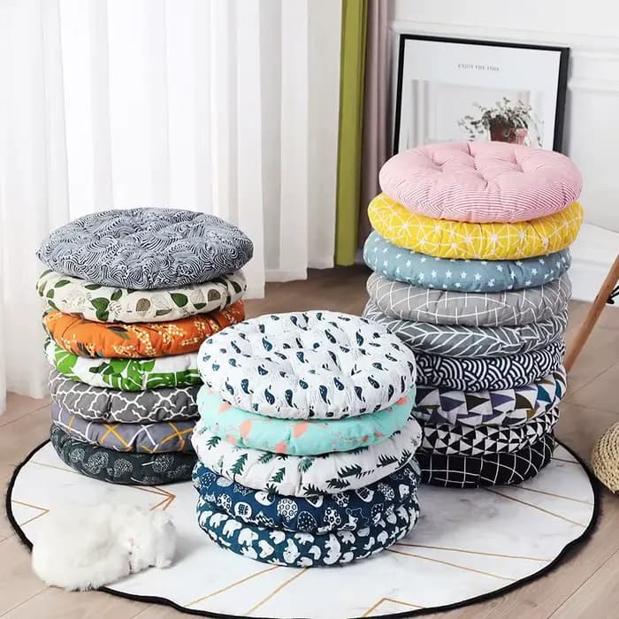 Coussin Rond Épais Anti-Irritation pour Bureau