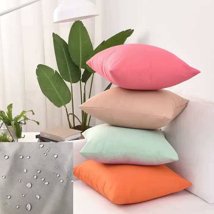 Housse de coussin imperméable 45/50/60/70CM pour jardin