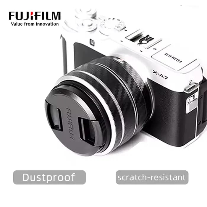 Le capuchon d'objectif original Fujifilm de 46 mm convient aux appareils photo XF50mmF2, XT30, XT20, XA5 et Xs10 comme couvercle avant de protection.