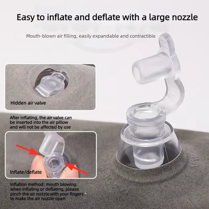 Oreiller de voyage gonflable