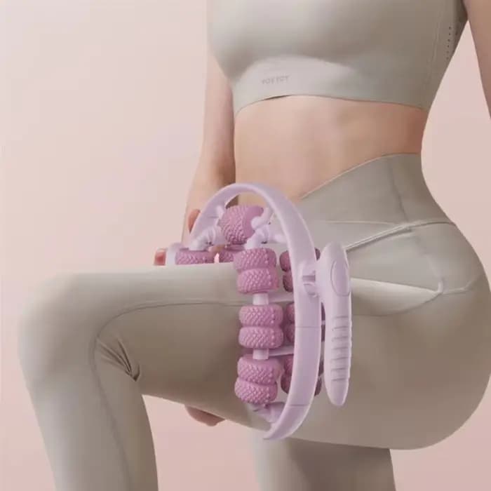 Masseur de jambes avec 26 roues