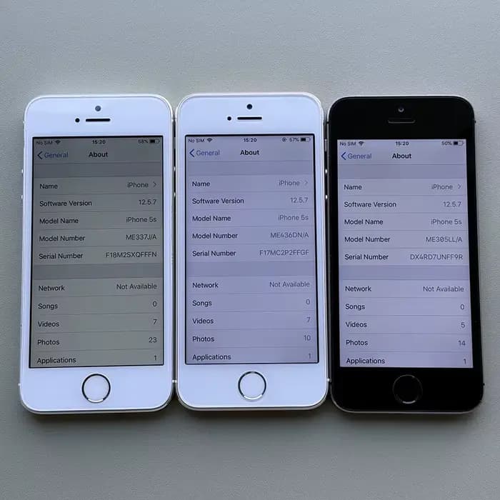 Téléphone portable Apple iPhone 5S 4G débloqué, écran 4.0 pouces, téléphone d'origine IOS