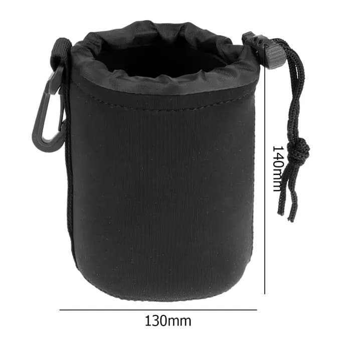 Pochette pour objectif d'appareil photo en néoprène, étanche et souple, pour Canon, Sony et la plupart des appareils photo reflex numériques
