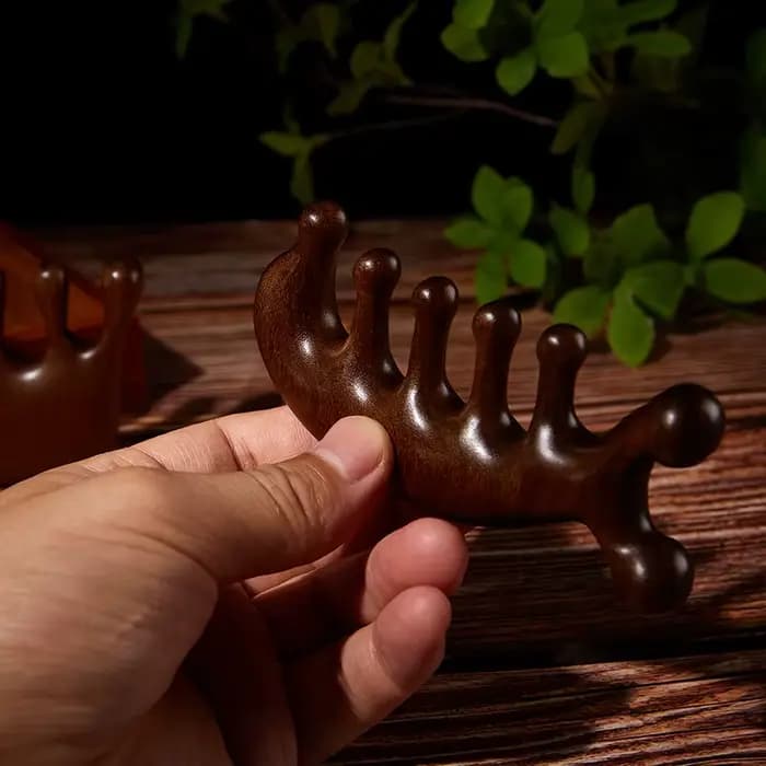 Peigne de Massage thérapeutique en bois