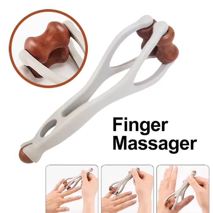 Masseur de main double face pour poignet et doigt