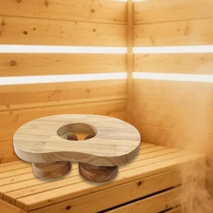 Appui-tête de sauna avec dossier