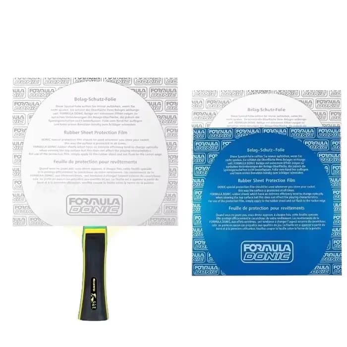 Donic 5 pièces Film de protection pour raquette de Ping-Pong collant Transparent entretien raquette de Tennis de Table outil de Film de protection en caoutchouc