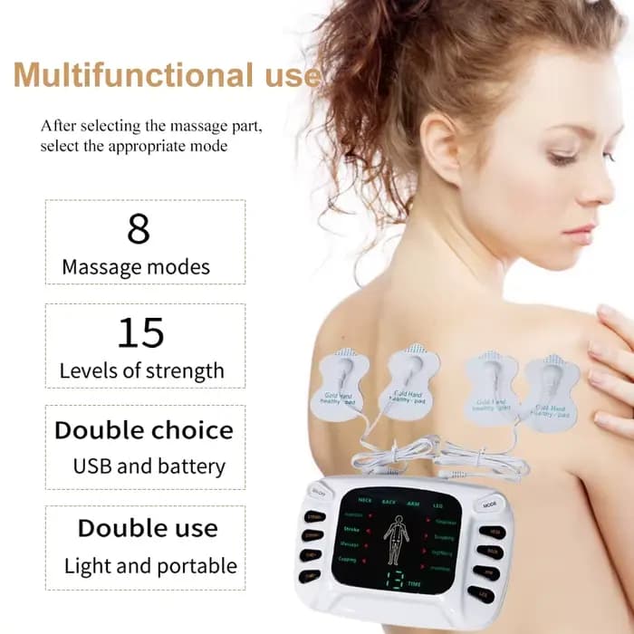Stimulateur musculaire EMS TENS à double canal