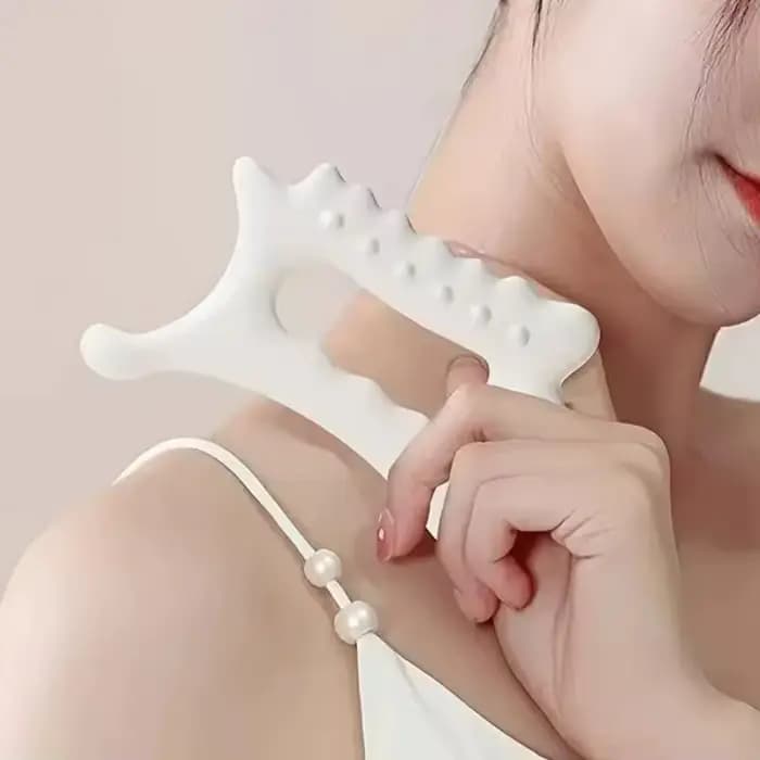 Planche de massage en résine pour le visage