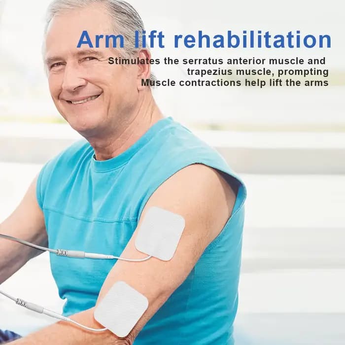Électrostimulateur dizaines électrodes Massage stimulateur musculaire électrique masseur de dos pour corps pied