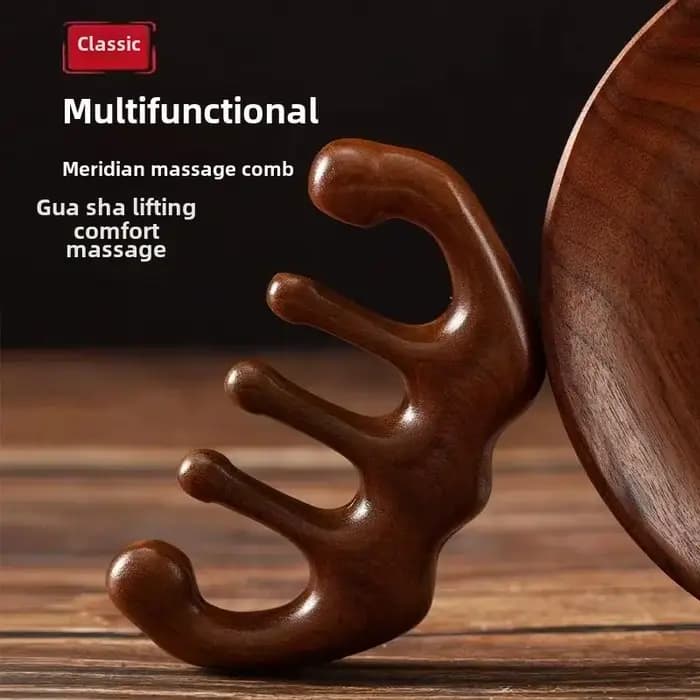 Peigne de Massage thérapeutique en bois